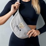 Gepersonaliseerde schattige 1-2 huisdier gezicht portretten verstelbare taille riem tas met naam kerstcadeau voor dierenliefhebbers