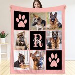 Caro cagnolino, il tuo amore mi avvolge come una coperta calda - Coperta morbida personalizzata con foto del tuo amico a quattro zampe