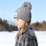 Personalised Cute Name Multicolor Soft Beanie Hat Winter Accessory Birthday Gift for Boys Girls