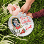 Personalized Photo Frame Design Garden Stone with Title and Stand Garden Decoration Memorial Christmas Gift for Loss of Loved One