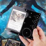 Personligt akrylmagnetiskt Command Zone-fack med text TCG-kort Kompatibel julklapp för spelare EDH Commander