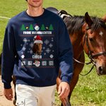 Personalisiertes Weiches Weihnachts-Sweatshirt mit 1–2 Haustier Gesichtsfoto Weihnachtsmütze Namen Text Weihnachten Geschenk für Tierbesitzer