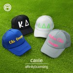 Henkilökohtainen Monivärinen Säädettävä Sorority Puff Hat with Sorority Name Sorority Initiation Gift for Friends Girls | Callie × Affinity Licensing