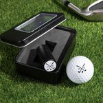 Henkilökohtainen Golf Elements Monogram Design Golf Ball Stamp with Metal Storage Box Golf Accessory Syntymäpäivä Sports Gift for Golf Players