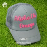 Henkilökohtainen Monivärinen Säädettävä Sorority Puff Hat with Sorority Name Sorority Initiation Gift for Friends Girls | Callie × Affinity Licensing