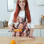 Tablier réglable avec pochette Cadeau d'anniversaire pour la famille Chef cuisinier Amoureux de la cuisine