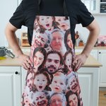 Tablier réglable avec pochette Cadeau d'anniversaire pour la famille Chef cuisinier Amoureux de la cuisine