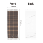 Foulard à franges multicolore plaqué personnalisé avec nom Anniversaire Cadeau de Noël pour Femme Maman Femme