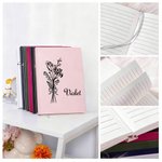Cuaderno personalizado con nombre y páginas rayadas Accesorio de escritura Uso diario Regalo de cumpleaños para madres Mujeres