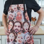 Tablier réglable avec pochette Cadeau d'anniversaire pour la famille Chef cuisinier Amoureux de la cuisine