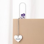 Segnalibro personalizzato con nome e cognome per gli amanti dei libri.