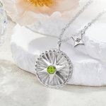 Gepersonaliseerde Hexagram Beschermer Energie Munt Medaille ketting met geboortesteen en initiaal sierlijke familie sieraden verjaardag verjaardagscadeau voor vrouwen mannen