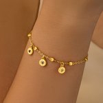 Personalized Multiple Sizes 1-8 Birthstones Exquisite Bracelet Birthday Mother's Day Gift for Mother Wife