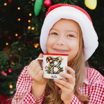 Mug émaillé personnalisé avec nom et décoration d'intérieur Cadeau de Noël pour garçons et filles 5
