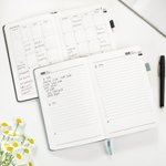 Personlig flerfarget 2026 Planner Name A5 notatbok med ukentlige månedlige planleggingssider Bursdagsgave til familie og venner
