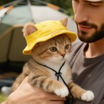 Personalizado Multicolor Leche Patrón Ajustable Pet Bucket Hat con nombre bordado Pet Daily Wear Birthday Gift for Pet Mom Dad Pet Lovers
