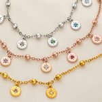 Personalized Multiple Sizes 1-8 Birthstones Exquisite Bracelet Birthday Mother's Day Gift for Mother Wife