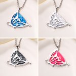 Personalised Butterfly Guitar Pick Dainty Necklace with Name Birthday Anniversary Gift for Music-Loving Women
