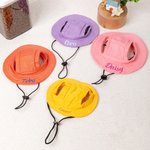 Personalizado Multicolor Leche Patrón Ajustable Pet Bucket Hat con nombre bordado Pet Daily Wear Birthday Gift for Pet Mom Dad Pet Lovers