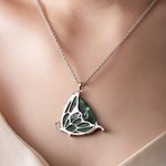 Personalised Butterfly Guitar Pick Dainty Necklace with Name Birthday Anniversary Gift for Music-Loving Women