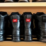 Lot de 2 étiquettes de bottes colorées imprimées en 3D et personnalisées avec texte Cadeau de remerciement pour paramédical pompier sauveteur