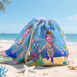 Telo mare personalizzato con nome e carino animale marino in 3D ad asciugatura rapida morbido e oversize regalo per ragazzi