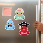 Aimant de réfrigérateur personnalisé avec nom et profession Décoration de réfrigérateur Cadeau d'anniversaire pour la famille et les amis