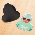 Aimant de réfrigérateur personnalisé avec nom et profession Décoration de réfrigérateur Cadeau d'anniversaire pour la famille et les amis