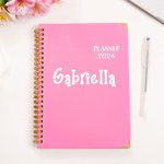 Personnalisé Nom 2026 Planificateur A5 avec pages de planification hebdomadaire mensuelle et onglets Cadeau d'anniversaire de Nouvel An pour collègues et amis