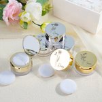 Scatola per il trucco personalizzata con nome e polvere, regalo di compleanno per le donne.