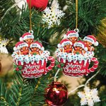 Tasse personnalisée « 3-6 Gingerbread Cocoa » à double impression, décoration de Noël avec prénom, objet de décoration d'intérieur, cadeau de Noël pour la famille et les amis