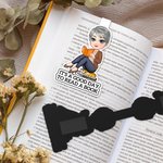 Spersonalizowana zakładka magnetyczna do książki z imieniem i nazwiskiem Prezent urodzinowy dla mężczyzn Kobiety Miłośnicy książek