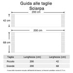 Sciarpa personalizzata con segno zodiacale e nome ricamati regalo di compleanno e anniversario per donne e uomini