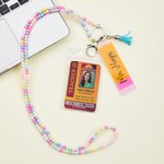 Personalized Pencil Badge Beads Lanyard Set with Name and Tassel Teachers' Day Appreciation Back to School Gift for Teachers Educators