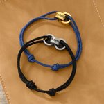 Gepersonaliseerde Minimalistische Verstelbare 1-5 in elkaar grijpende Ringen Touwarmband met gegraveerde namen en patronen Verjaardagscadeau voor hem haar