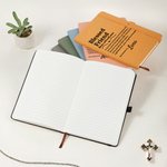 Personalized Blessed Friend Multicolour A5 Notebook with Name and Lined Pages Recording Accessory Birthday Religious Baptism Gift for Christians