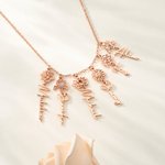 Gepersonaliseerde 1-8 Geboorte Bloem Geboortesteen Ketting met Naam Sierlijk Sieraden Verjaardag Verjaardag Kerstcadeau voor Oma Moeder Vrouwen