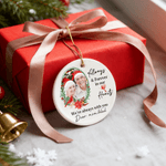 Personalized Always & Forever In Our Hearts Cardinal Photo Christmas Ornament with Name Memorial Gift for Loss of Loved One