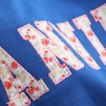Personalised Multicolour Appliqué Flower Soft T-shirt Sweatshirt Hoodie with Embroidered Name Mother's Day Birthday Christmas Gift Mom Grandma