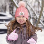 Gepersonaliseerde schattige rendieren kerstboom multicolor zachte muts met initiaal en naam Winter accessoire verjaardagscadeau voor jongens meisjes