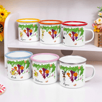 Mug en émail Marsupilami 295 ml avec nom Utilisation quotidienne Cadeau d'anniversaire pour enfant | Callie × Marsupilami®.