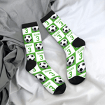 Personalizzato Badminton Volleyball Sport Check Morbido traspirante Crew Mid-Calf Socks con nome Compleanno Anniversario Regalo per gli amanti dello sport