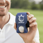 Sac en cuir PU monogrammé avec initiale et nom Accessoires de sport Cadeau d'anniversaire pour les amateurs de golf
