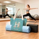 Henkilökohtainen Butterfly Initial Suuri kapasiteetti Joogamatto laukku nimi Fitness Accessory Syntymäpäivä lahja naisille Joogan ystäville