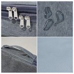 Personalisierte Name Portable Double Layer Cord Organizer Storage Bag mit Griff Büro Reisen Wesentliche Geburtstagsgeschenk für Reise-Enthusiasten