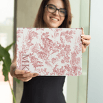 Funda protectora personalizada con diseño Toile De Jouy para iPad con inicial Uso diario Regalo de cumpleaños de Navidad para amigos de la familia
