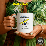 Personalised Yellow-Spotted Leopard Marsupilami 11 oz 15 oz Ceramic Mug with Name Christmas Gift for Friends  | Callie × Marsupilami®
