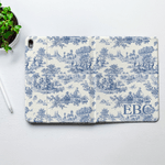 Funda protectora personalizada con diseño Toile De Jouy para iPad con inicial Uso diario Regalo de cumpleaños de Navidad para amigos de la familia