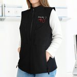 Personalized Embroidered Mini Stethoscope Name Nurse Soft Shell Vest with Zip and Pockets Graduation Nurse Week Gift for Medical Staff Student