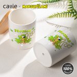 Personalised Long-Tailed Leopard Marsupilami Ceramic Planter Pot with Bamboo Tray Christmas Birthday Gift for Friend Family  | Callie × Marsupilami®